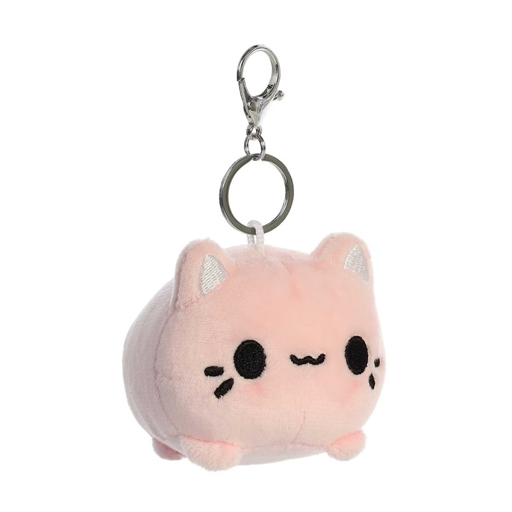 Aurora Mini Strawberry Meowchi Clip-On Tasty Peach Enchanting Stuffed Animal